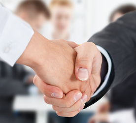 Handshake sized 276
