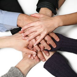group Hands sized 250